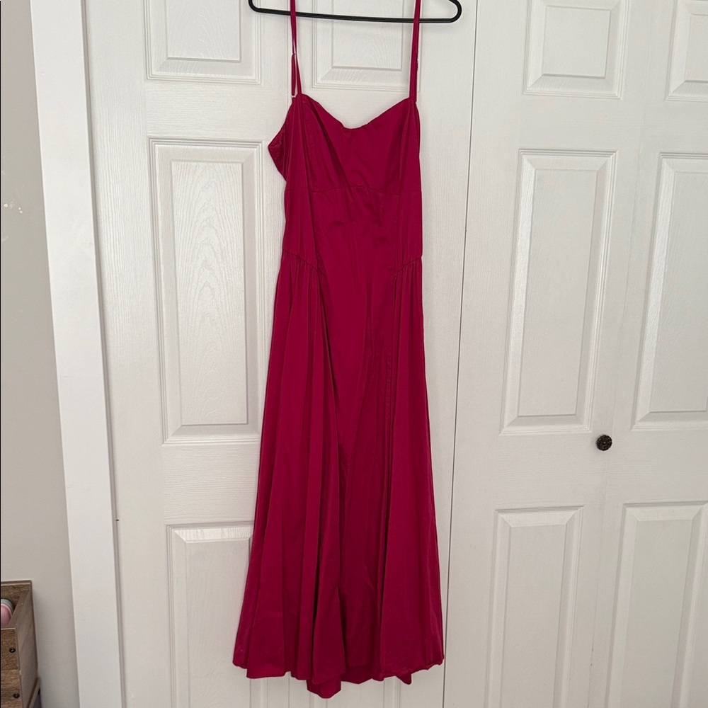 Abercrombie Dipped-Waist Sweetheart Maxi Dress